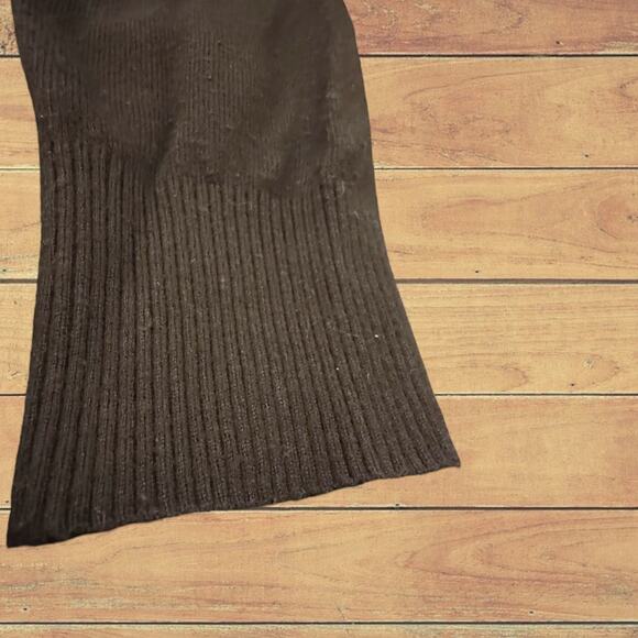 Ted Baker London Sage Green Wool Blend Microsuede Accent Sweater Size US 10/M - Picture 2 of 12